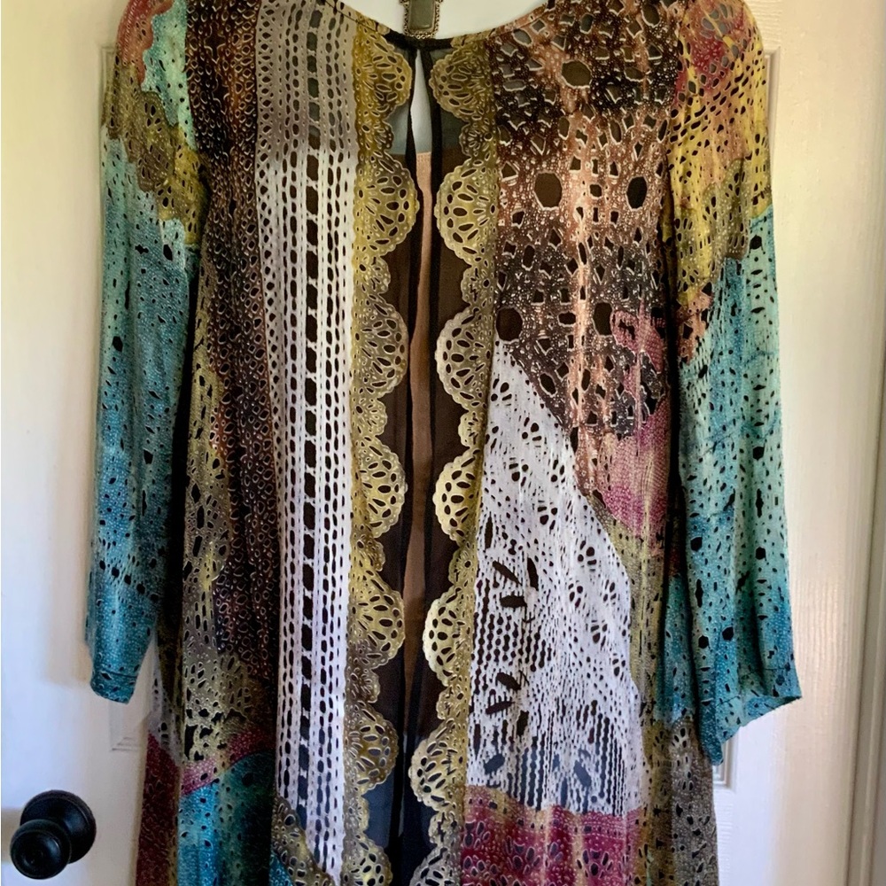 NWOT…CITRON SANTA MONICA…silk duster - Picture 5 of 8